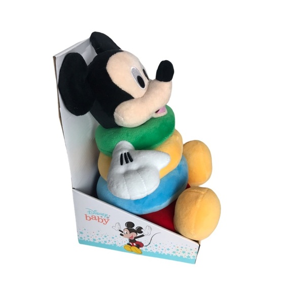 Mickey  Plush Stacking Rings Learning Toy - Picture 3 of 5